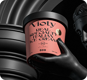Fruit ice cream